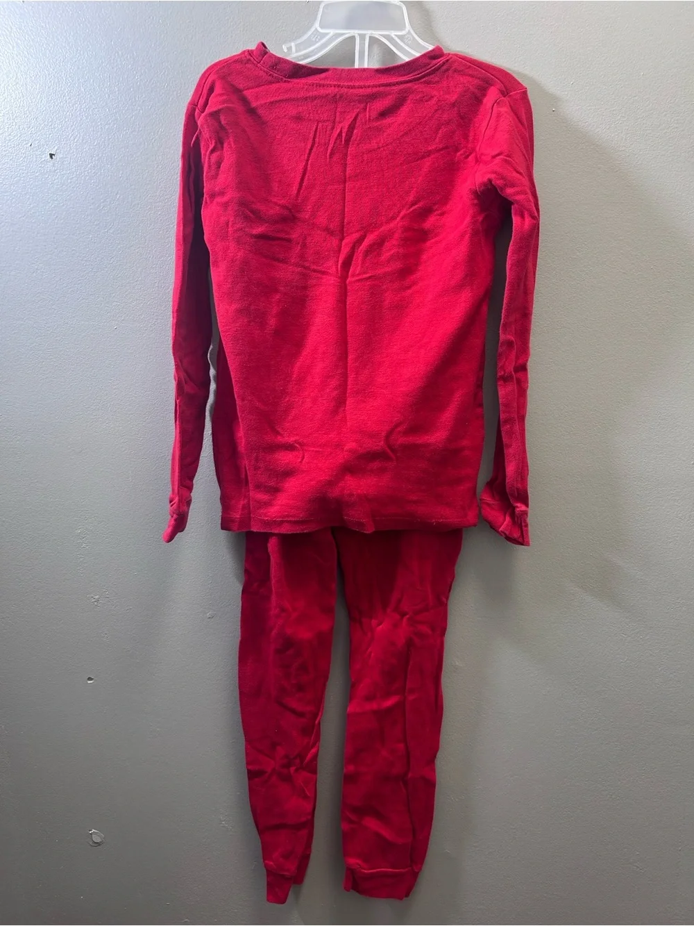 Kids Red Firefighter Pajama Set - Long Sleeve Top & Pants